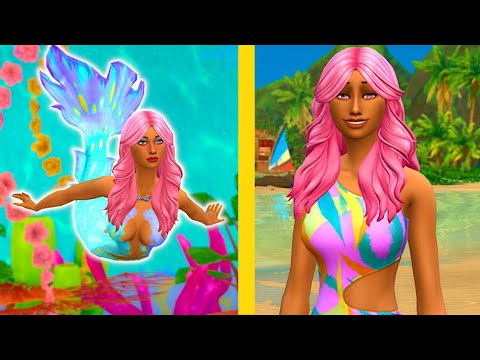Mermaids finally have the attention they deserve in The Sims 4! // Sims 4 Mermaid overhaul