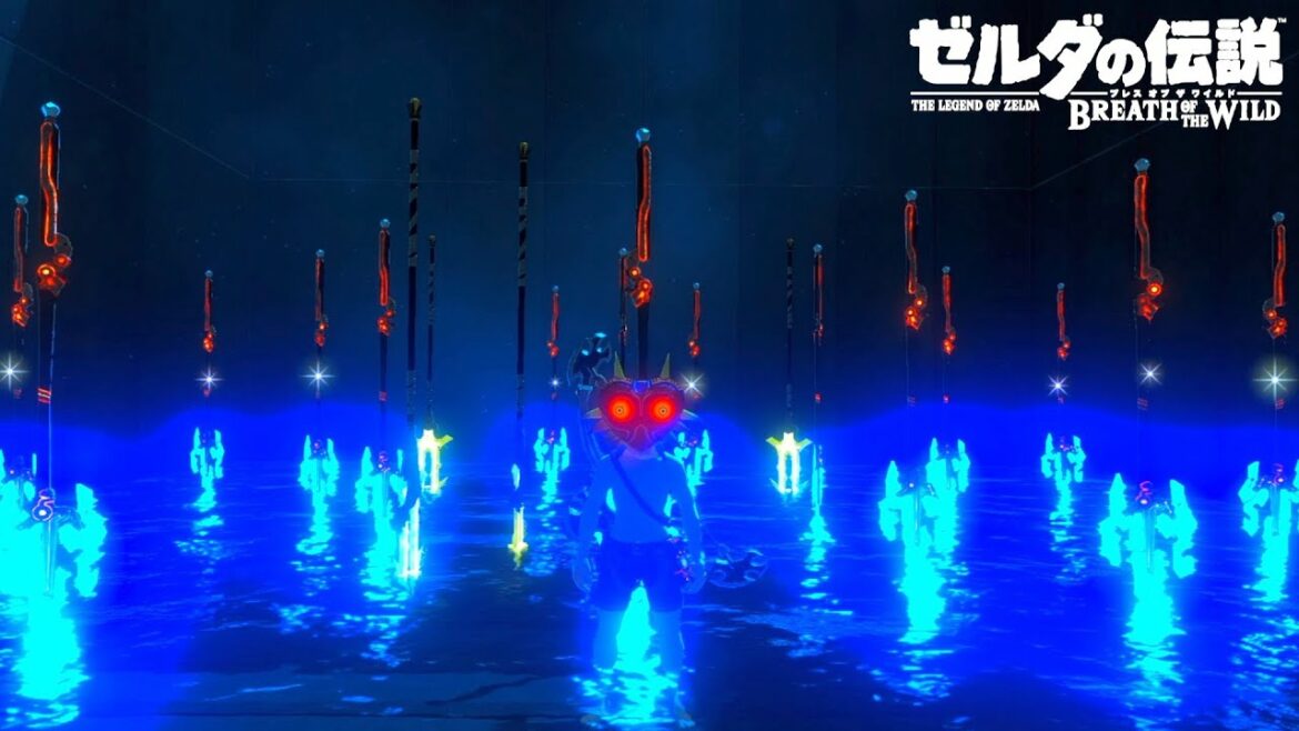 【衝撃】みんな知らない便利テクで究極武器部屋を作ってみた【ゼルダの伝説ブレスオブザワイルド】【Botw】