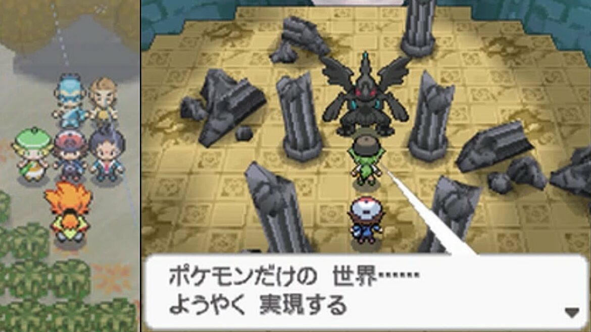 【ポケモンBW】リュウラセンの塔 Nとゼクロムイベント【ブラック】