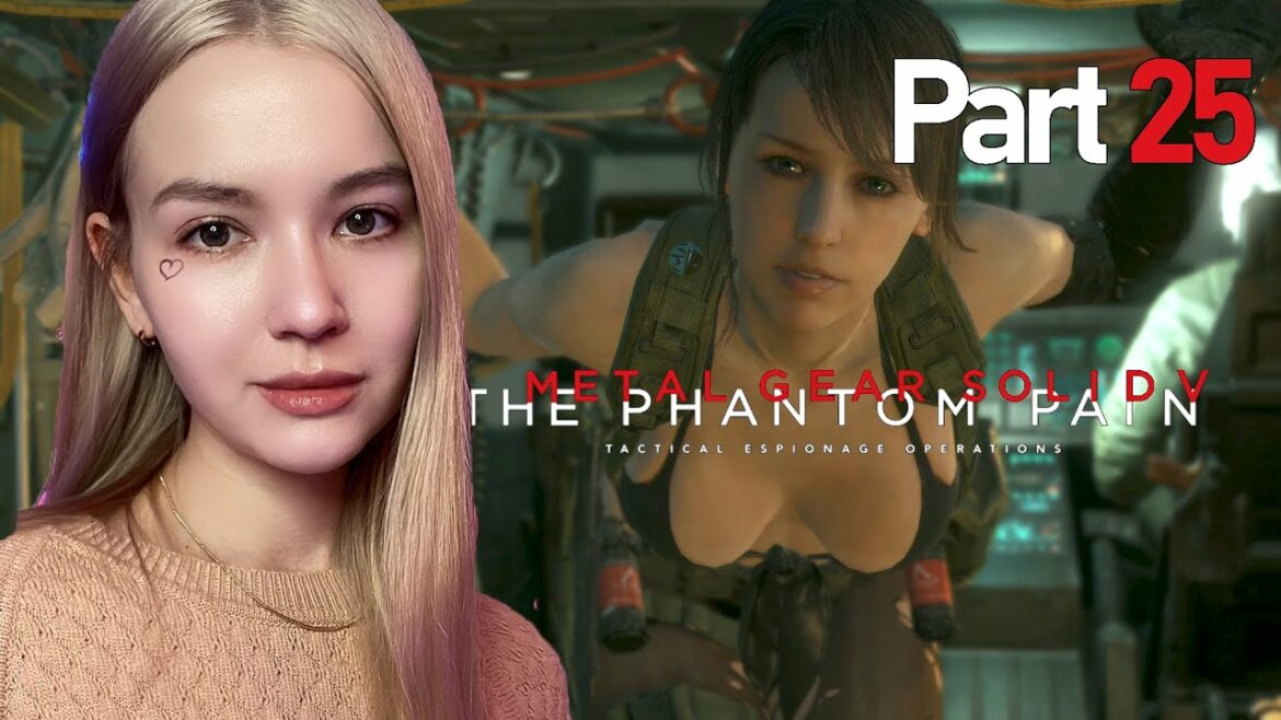 Metal Gear Solid 5 メタルギアソリッドV Part 25 女子実況 顔出し生配信ライブ! 外国人ゲーム実況者