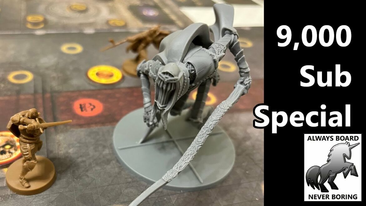 9,000 Subscribers Thank You Video (Plus Initial Thoughts On the Dark Souls Board Game)