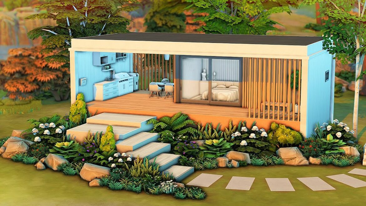 MINIMALIST TINY HOUSE π³ | The Sims 4 Speed Build
