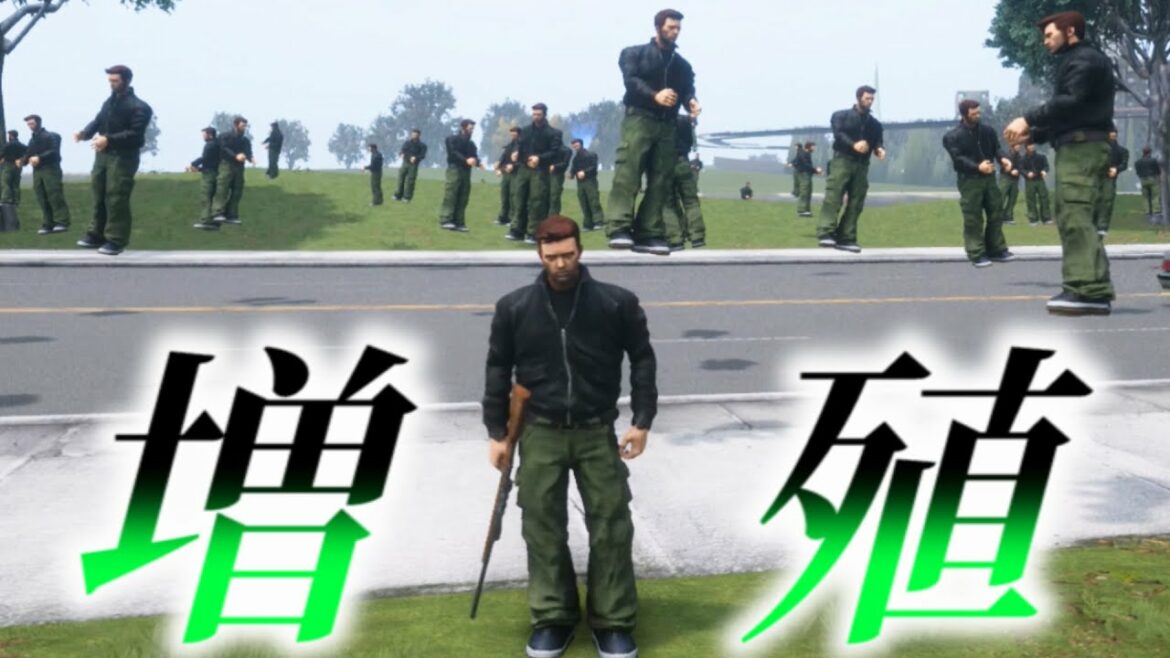 【GTAⅢ】主人公を50人にしてみた【グラセフⅢ】グランドセフトオートトリロジー