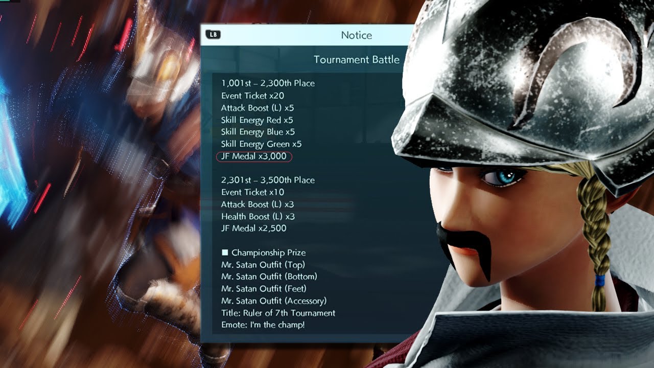 Jump Force Final Tournament Event? 3500 JF Medals Incoming! - Games - How To Get Jf Medals In Jump Force