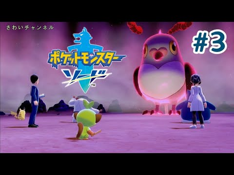 #3【剣盾】ポケモンソードを初見プレイ!ワイルドエリアで野生のダイマックスポケモンとバトル!【ポケモンソードシールド】