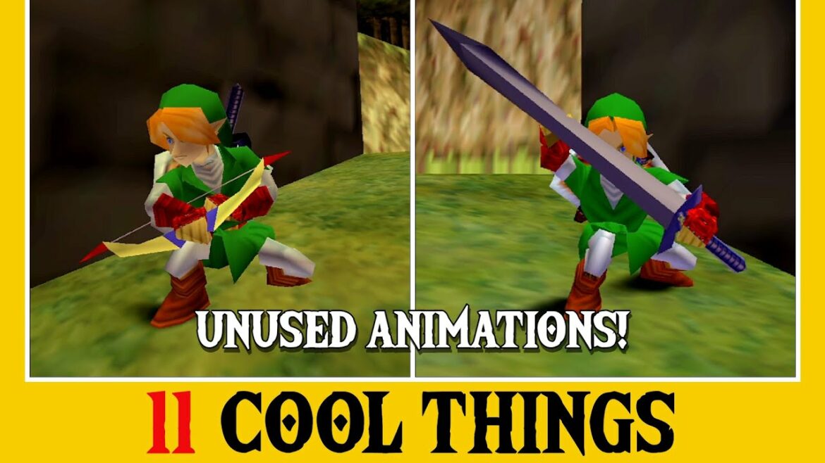 スタイリッシュな未使用のアニメーション! -ゼルダについての他の11のクールなこと:時のオカリナ(パート9)