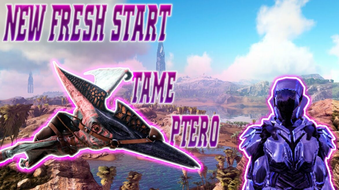 |ARK SURVIVAL EVOLVED| NEW FRESH START ON PC – TAME PTERO,FIRST PC ARK GAMEPLAY – ARK SURVIVAL DE PC