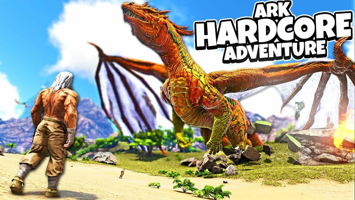 Surviving 0.001 Days in HARDCORE ARK Survival Evolved (HARDEST ARK EVER)
