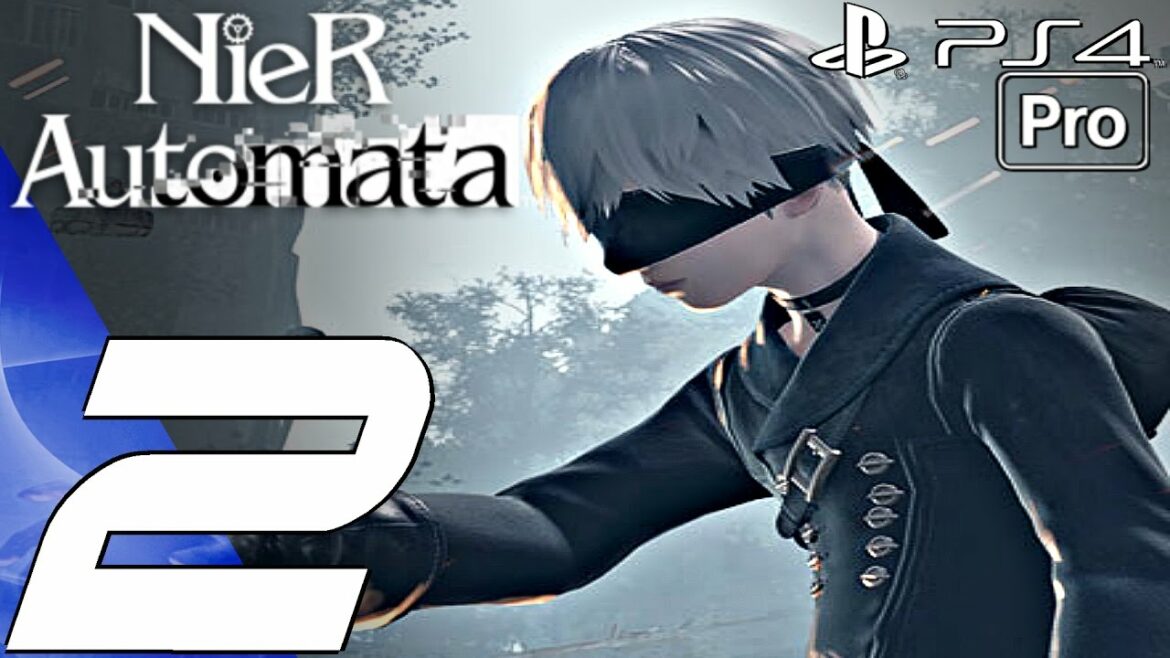 Nier Automata – Gameplay Walkthrough Part 2 – City Ruins & Desert Zone (PS4 PRO)