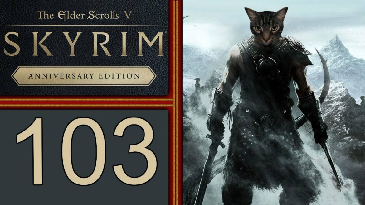 The Elder Scrolls V: Skyrim Anniversary Ed. playthrough pt103 – Back to Day Streams! More DLC Fun