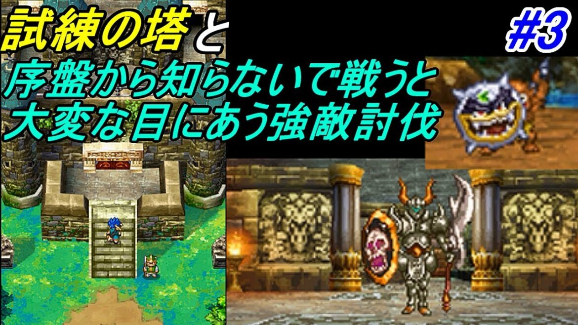 ドラゴンクエスト6 幻の大地 【DragonQuestⅥ DS版】 #3 レイドック兵士志願 試練の塔 とうのへいたい、ネルソン、ダークホビット攻略 kazuboのゲーム実況