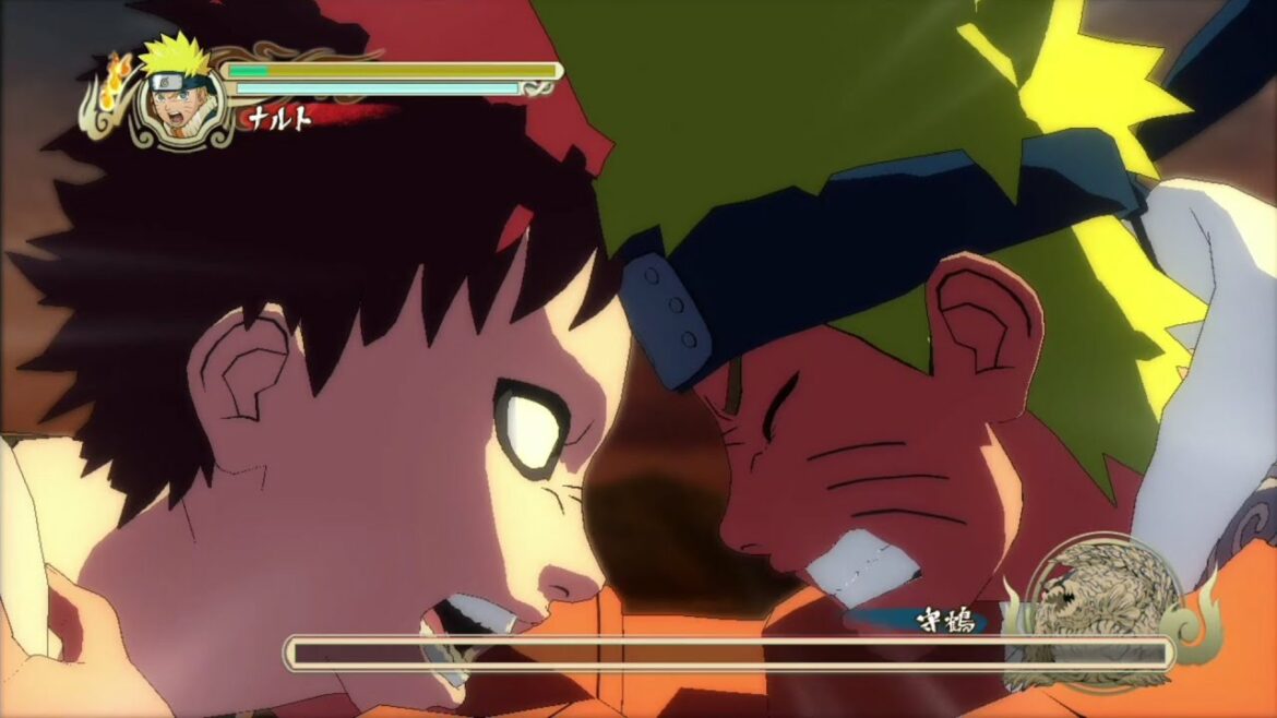 【ナルトVS我愛羅 おやびん&守鶴 名シーン】NARUTOアニメをゲームで体験!!ナルティメットストーム【#6】