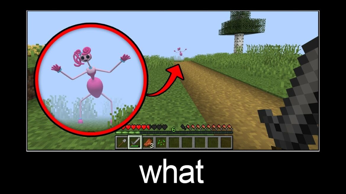 Minecraft wait what meme part 236 (Mommy Long Legs)