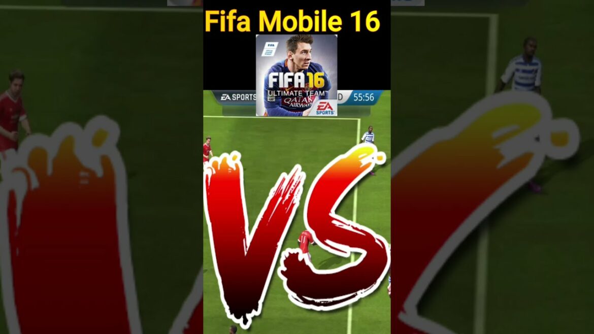 Fifa 16 Mobile VS Fifa 22 Mobile #Shorts