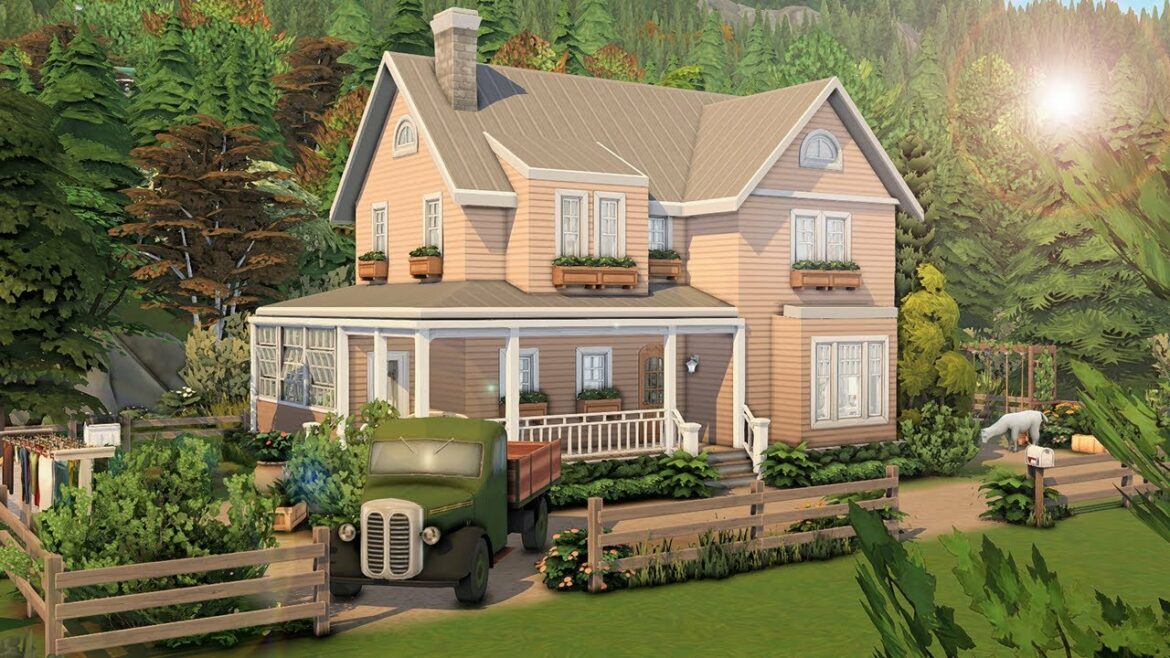 Modern Farm || The Sims 4: Speed Build