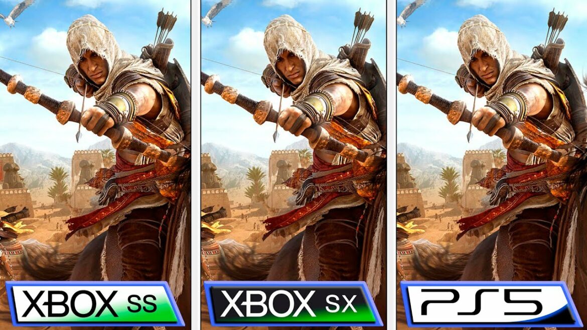 Assassin's Creed Origins | PS5 vs Xbox Series S/X | Nextgen 60fps Patch Comparison