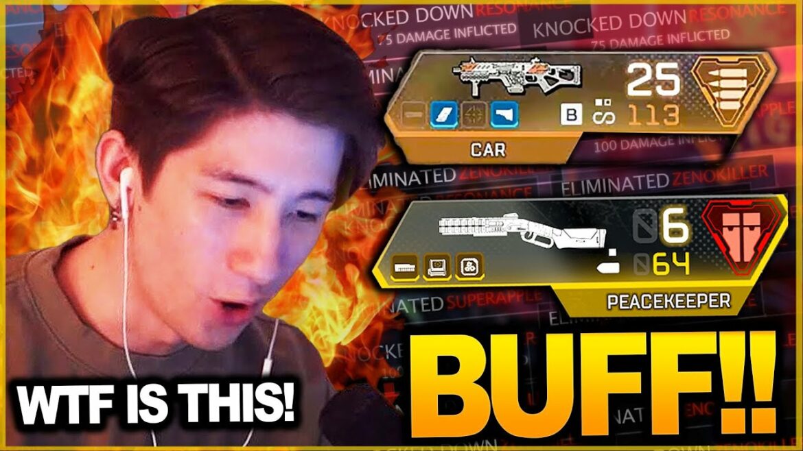 NRG ACEU vs SQUADS – The New Peacekeeper & C.A.R SMG Buff is SO Good… – Apex Legends Season 13