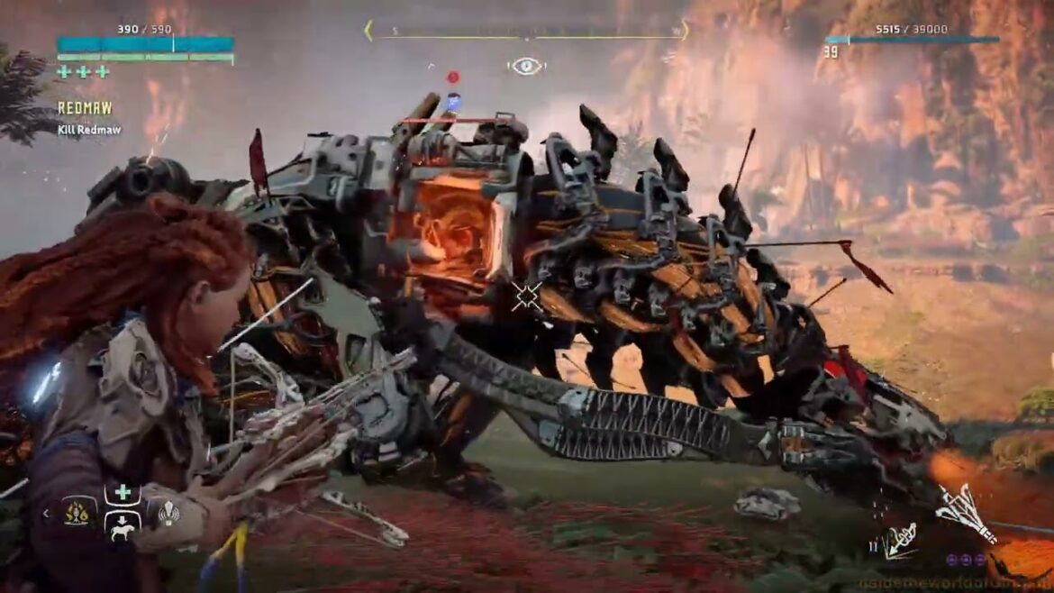 Horizon Zero Dawn || Hunting Lodge Quest: Find Talanah and Kill Redmaw