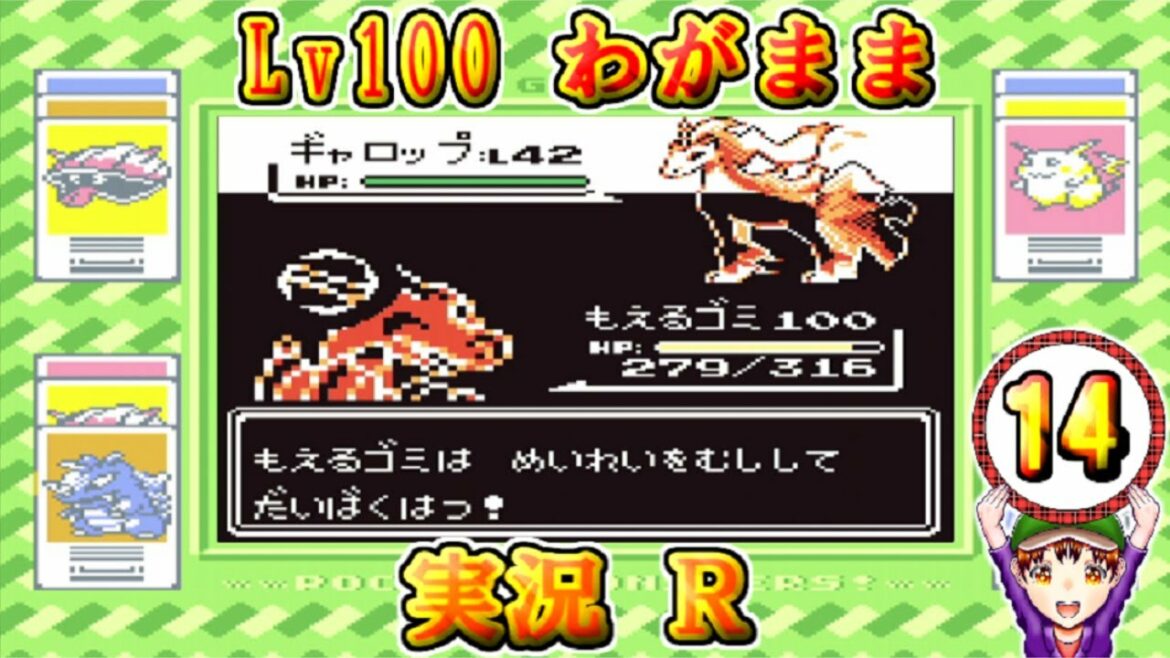 【ポケモン緑】Lv100のわがままに耐える旅リターンズ 14
