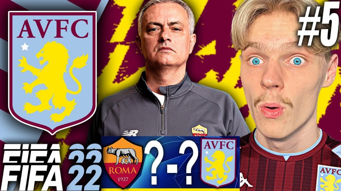 MOURINHO IS A TACTICAL GENIUS…UCL R16!! 😲 FIFA 22 Aston Villa Career Mode EP5 S2