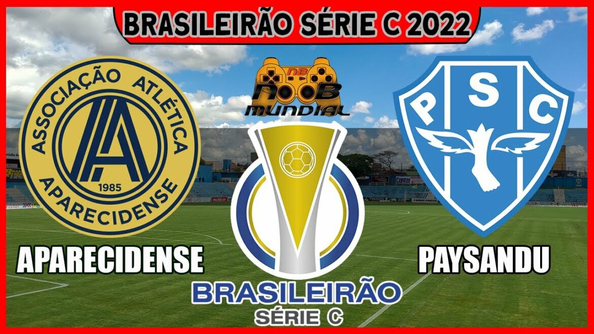 Aparecidense x Paysandu 18/06/2022 Campeonato Brasileiro Série C 11ªRodada FIFA 21