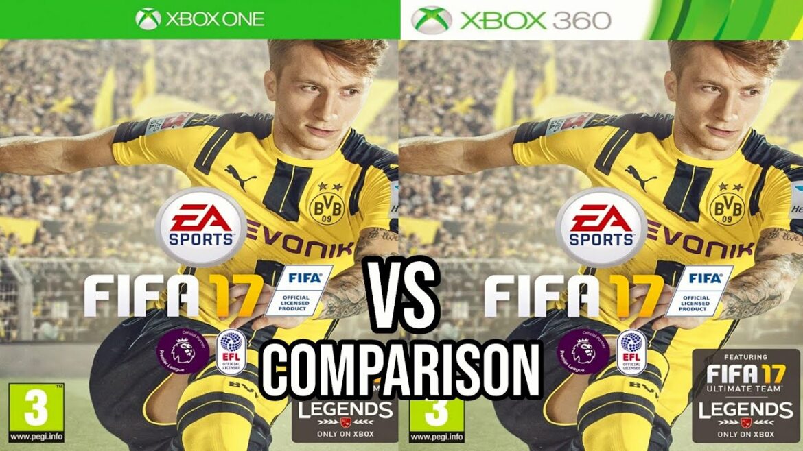 FIFA 17 Xbox One Vs Xbox 360