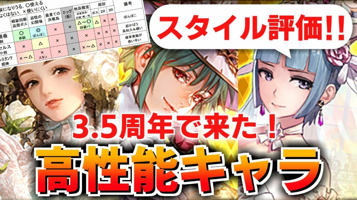 【ロマサガRS】人権か!?白薔薇&アセルス編ガチャは引くべきか?詳細に評価してみた!ぽんぽこ白薔薇【ロマンシング サガ リユニバース】