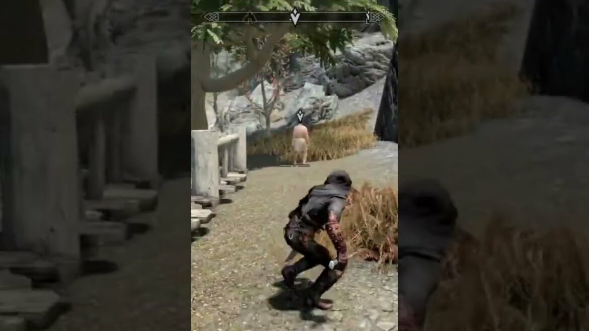 Sneaking in Skyrim #Shorts