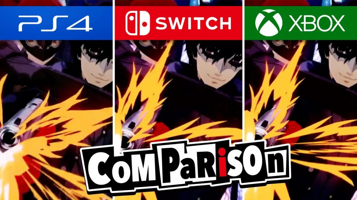 ペルソナ5ロイヤルヘッドツーヘッドグラフィックスの比較! (PS4 vs Xbox vs Switch)