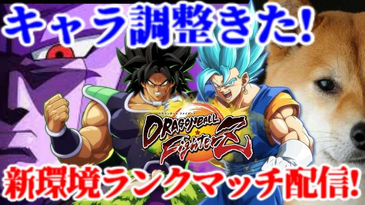 ドラゴンボールファイターズ キャラ調整後の新環境ランクマッチ配信!