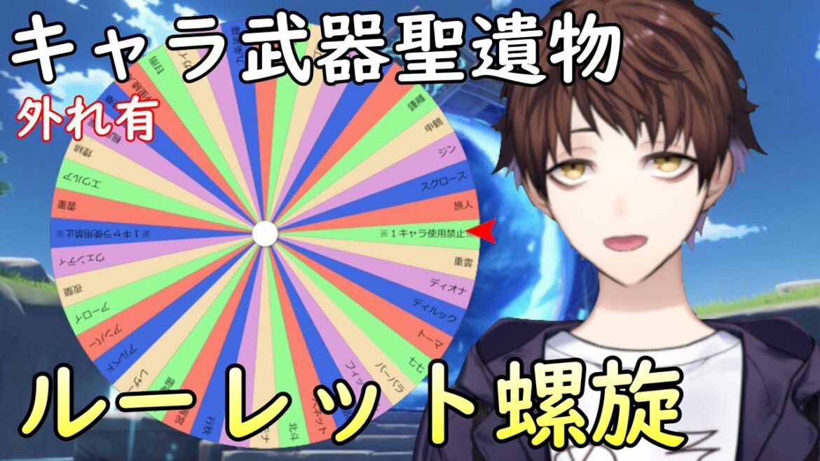 【原神】外れあり!キャラ武器聖遺物ルーレットで決めて螺旋攻略する~明日はVer2.8予告番組~【Genshin Impact】