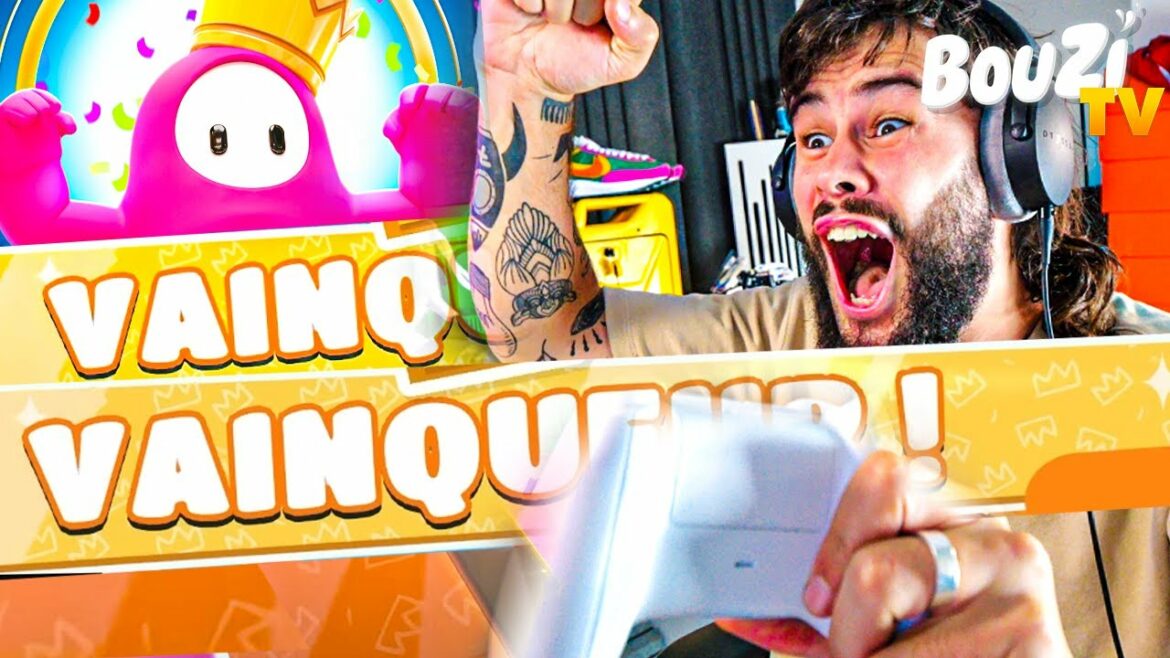 JE FAIS 2 TOP 1 A LA SUITE SUR FALL GUYS (incroyable ma chance)