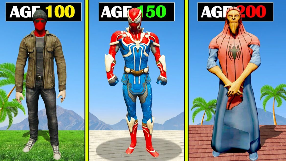 Surviving 200 Years As SPIDERMAN in GTA 5 | GTA 5 AVENGERS