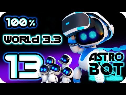 Astro Bot: Rescue Mission Walkthrough Part 13 | 100% (PS4 PSVR) World 3-3 : Feed Willy