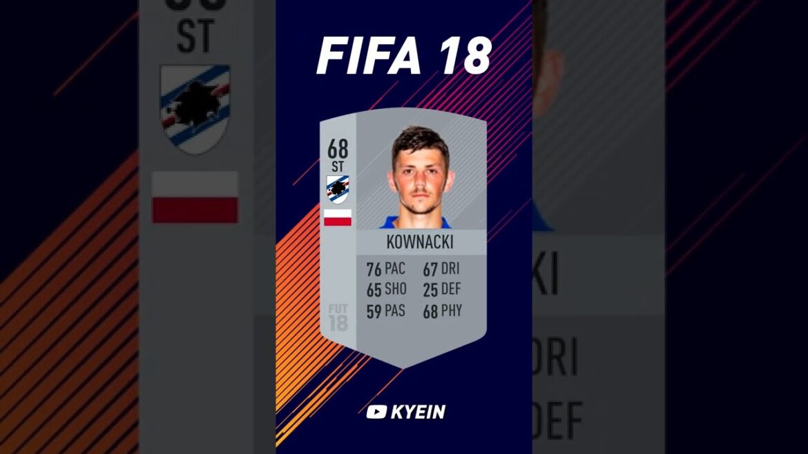 Dawid Kownacki – FIFA Evolution (FIFA 16 – FIFA 22)