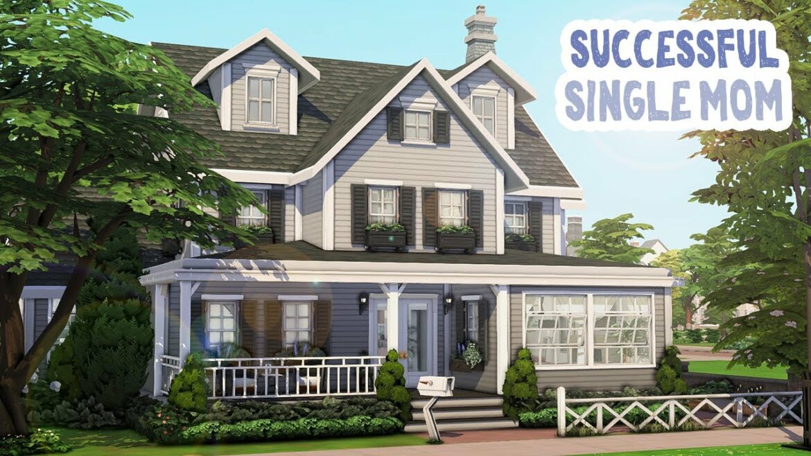 Successful Single Mom's House || The Sims 4: Speed Build