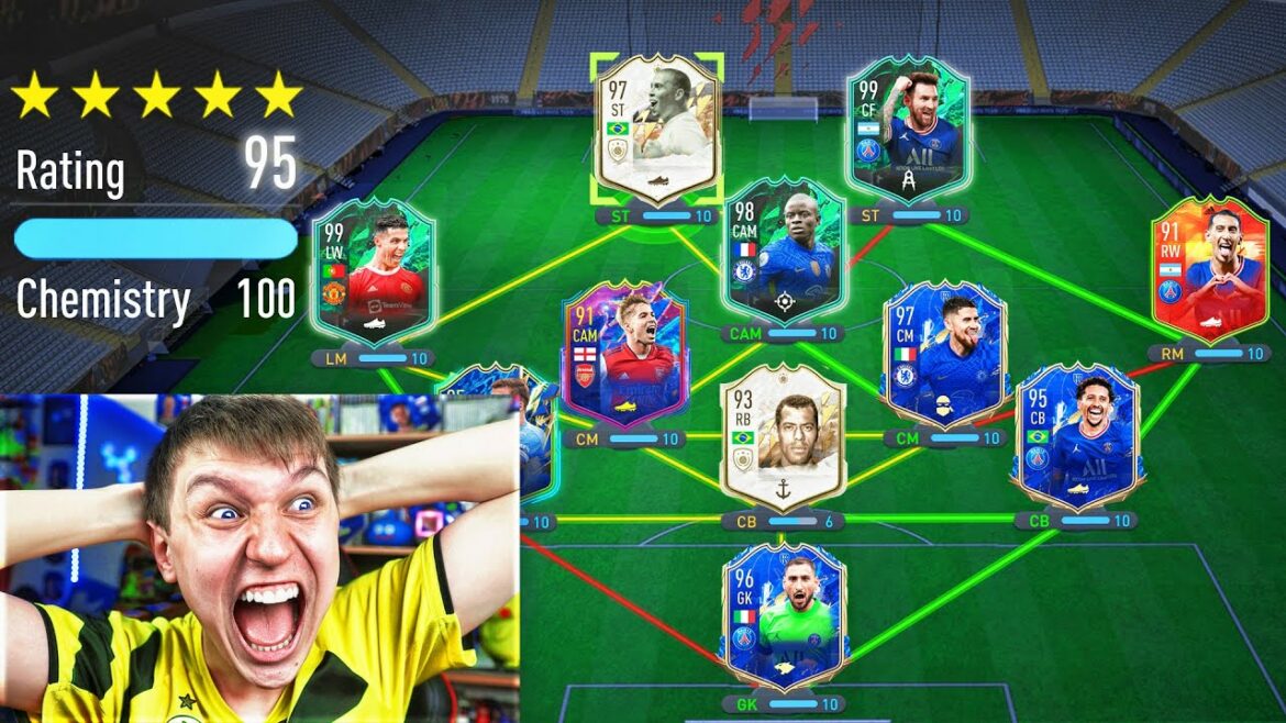 I GOT A 195 RATED FUT DRAFT!!! WORLD RECORD FIFA 22