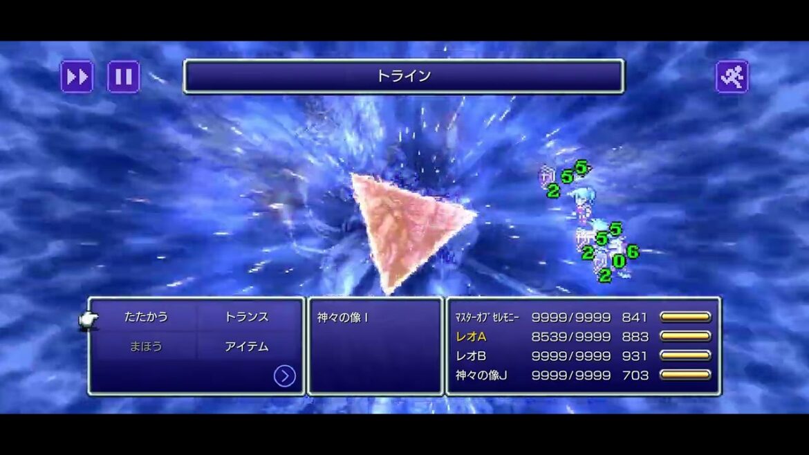 スマホ FF6 ピクセルリマスター/FFVI Pixel Remaster (iOS) – vs. 神々の像 ~ ケフカ