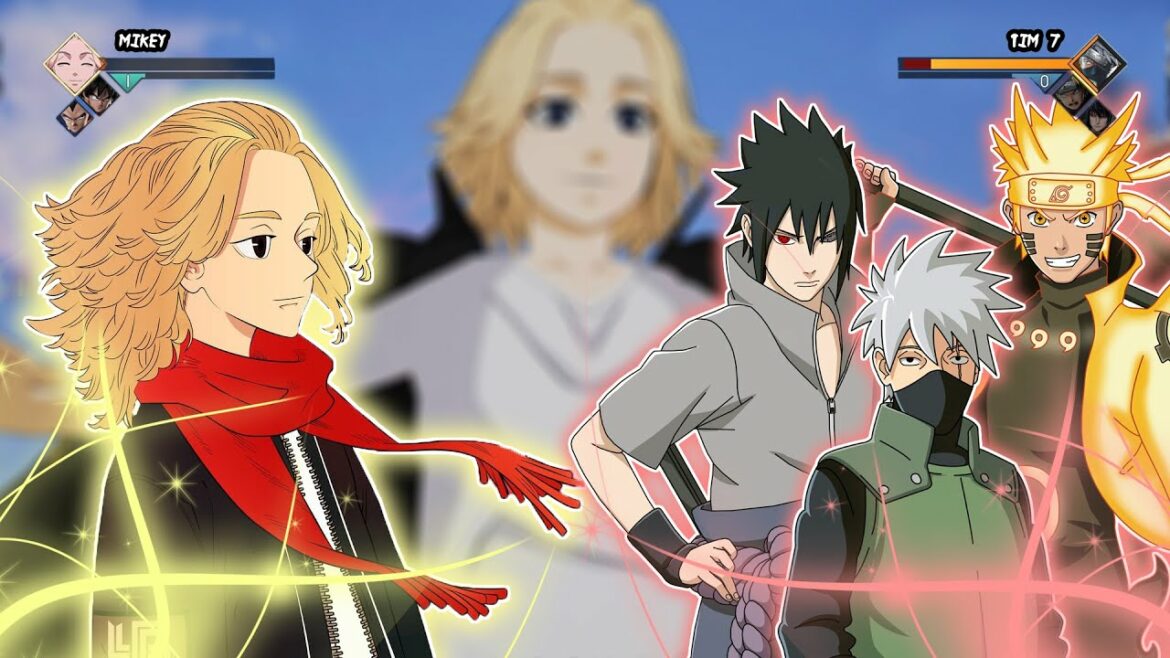 MIKEY VS NARUTO SIX PATHS, SASUKE & KAKASHI | Jump Force MOD