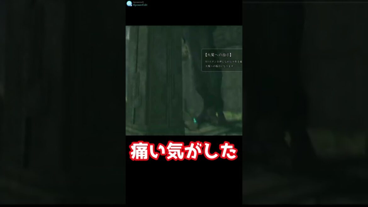 【君と行く】人喰いの大鷲トリコ【実況】痛い気がした #shorts