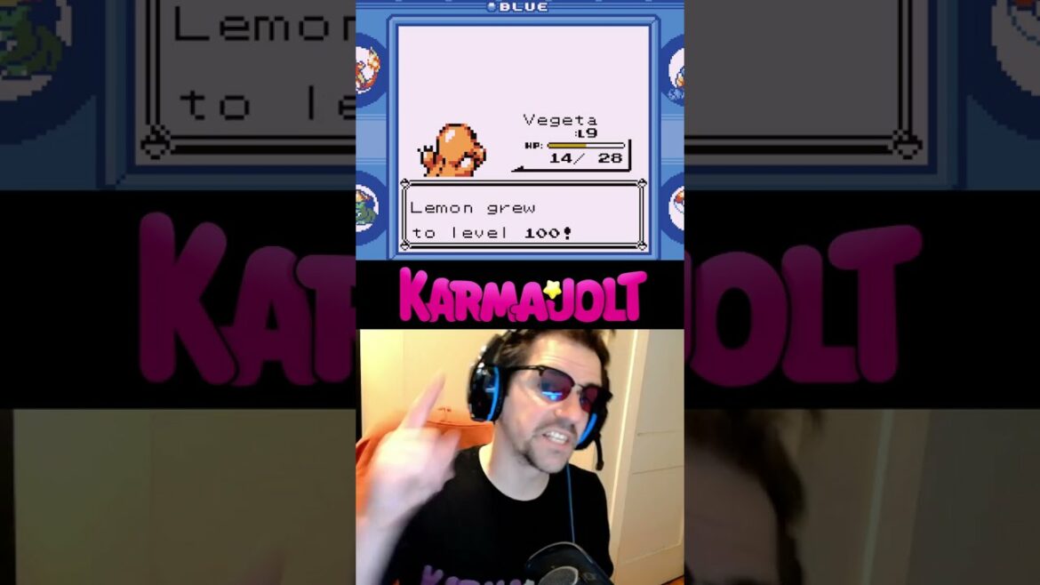 Catch Level 100 Nidoking before fighting Brock in Pokémon Red/Blue – A Wild Glitch Appears! #shorts