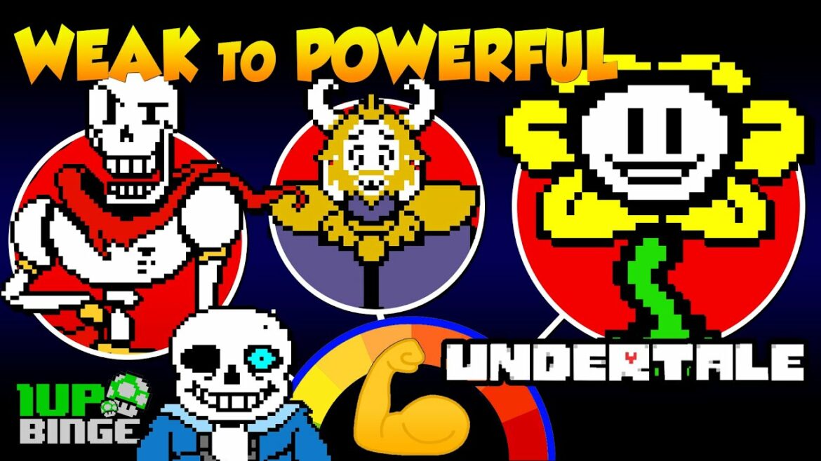 UNDERTALE Characters: Weak to Powerful ๐ช๐