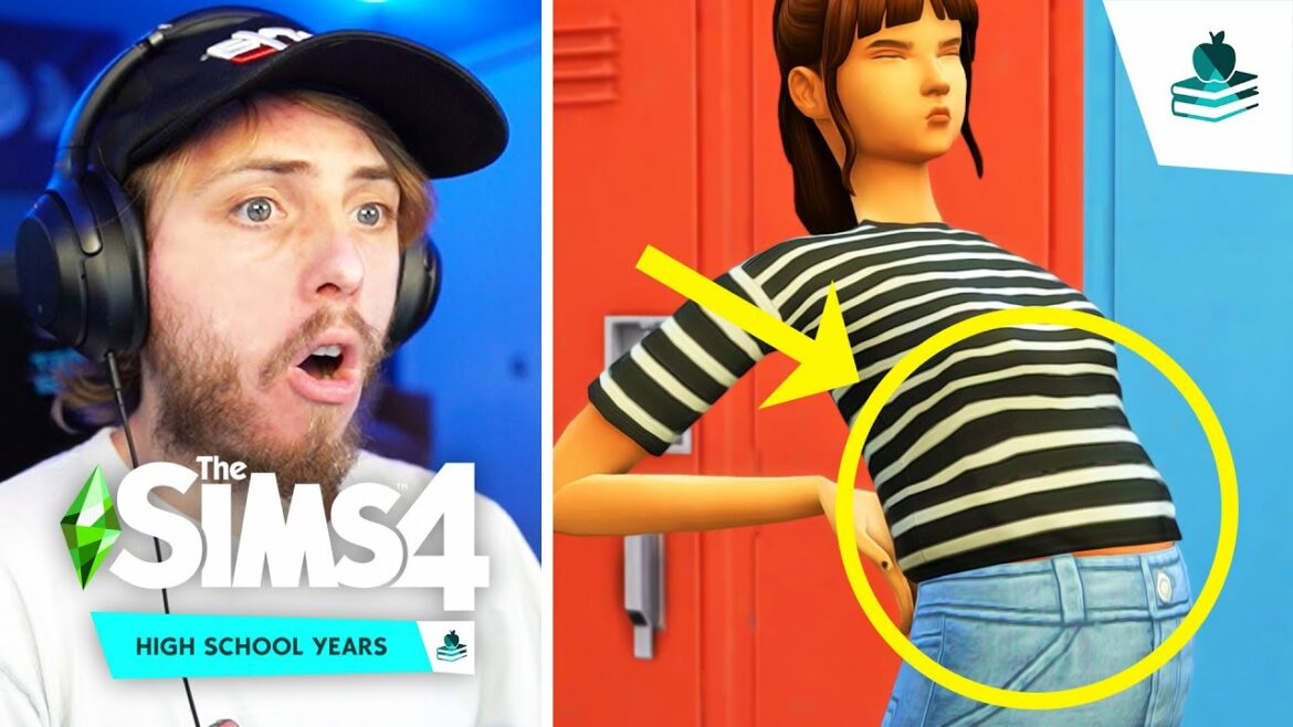 HIGH SCHOOL TEEN PREGNANCY IN THE SIMS 4.. 😱