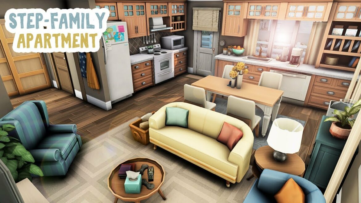 Step-Family Apartment π¨βπ©βπ§βπ¦ || The Sims 4 Apartment Renovation: Speed Build