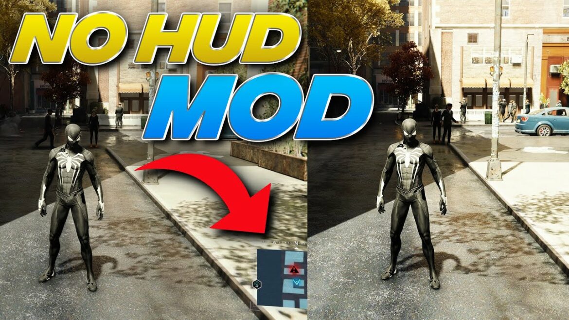 Marvel's Spider Man PC NO HUD MOD!! How To Install