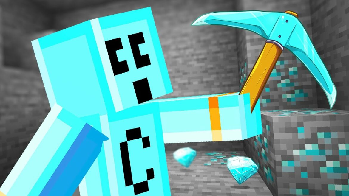 Minecraft but there are Cartoon Items