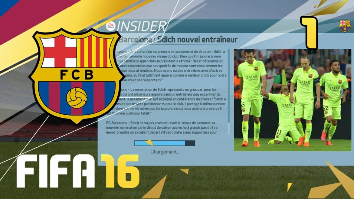FIFA 16 | CARRIÈRE FC BARCELONE : LE BARCA RETRO ! #01