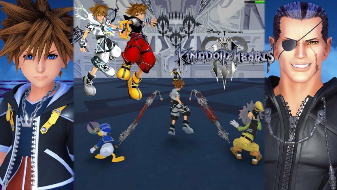 【KH3】ソラ(KH2)&ドナルド&グーフィーVSシグバール【キングダムハーツIII MOD】リミットフォーム&ファイナルフォーム 虚ろなる旋律の空間 Sora VS Xigbar