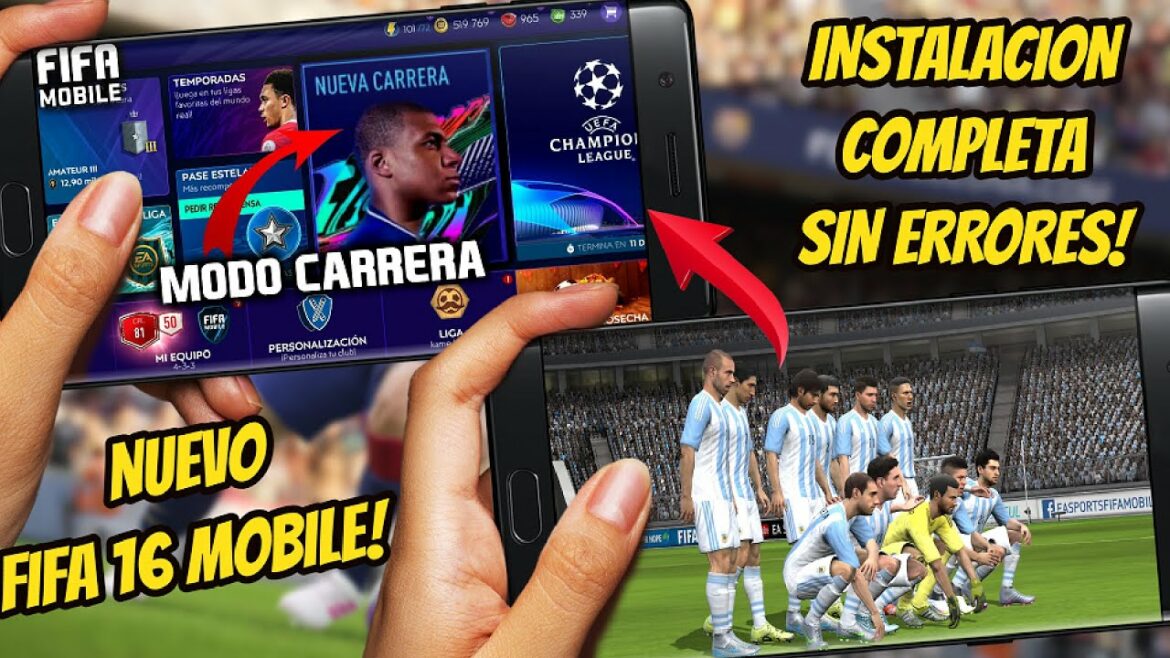 URGENTE! FIFA 16 MOBILE CON MODO CARRERA Y PARTIDOS CON AMIGOS 😮 FIFA 16 OFFLINE MOD FIFA 23