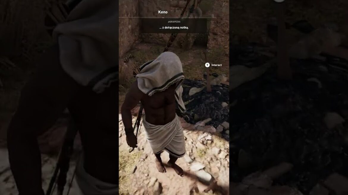 TO ZNOWU TO OGNISKO – Assassin's Creed Origins – GRApedia #Shorts